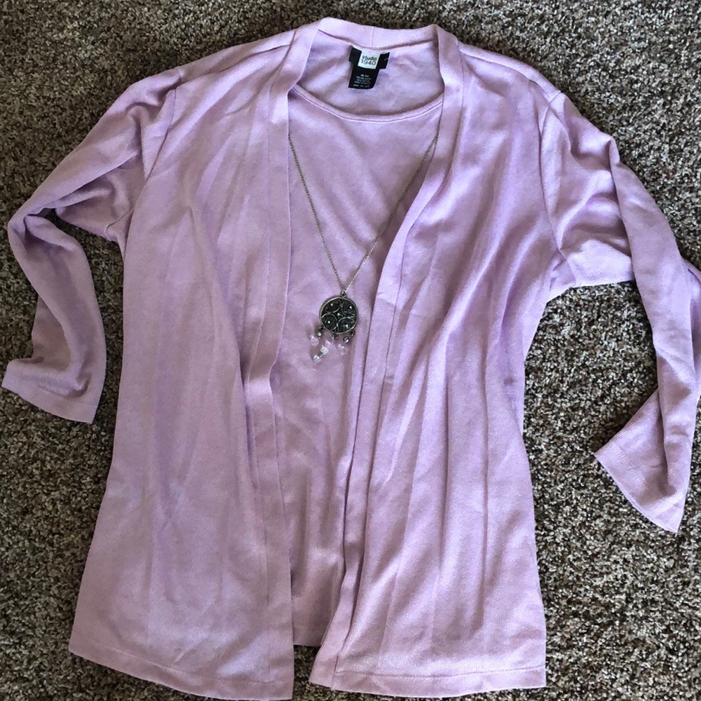 Studio 1940 size 18/20 Lavender 3 in 1 shirt